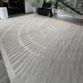 Alfombra Ankara Noruega Doral, grandes abanicos en relieve