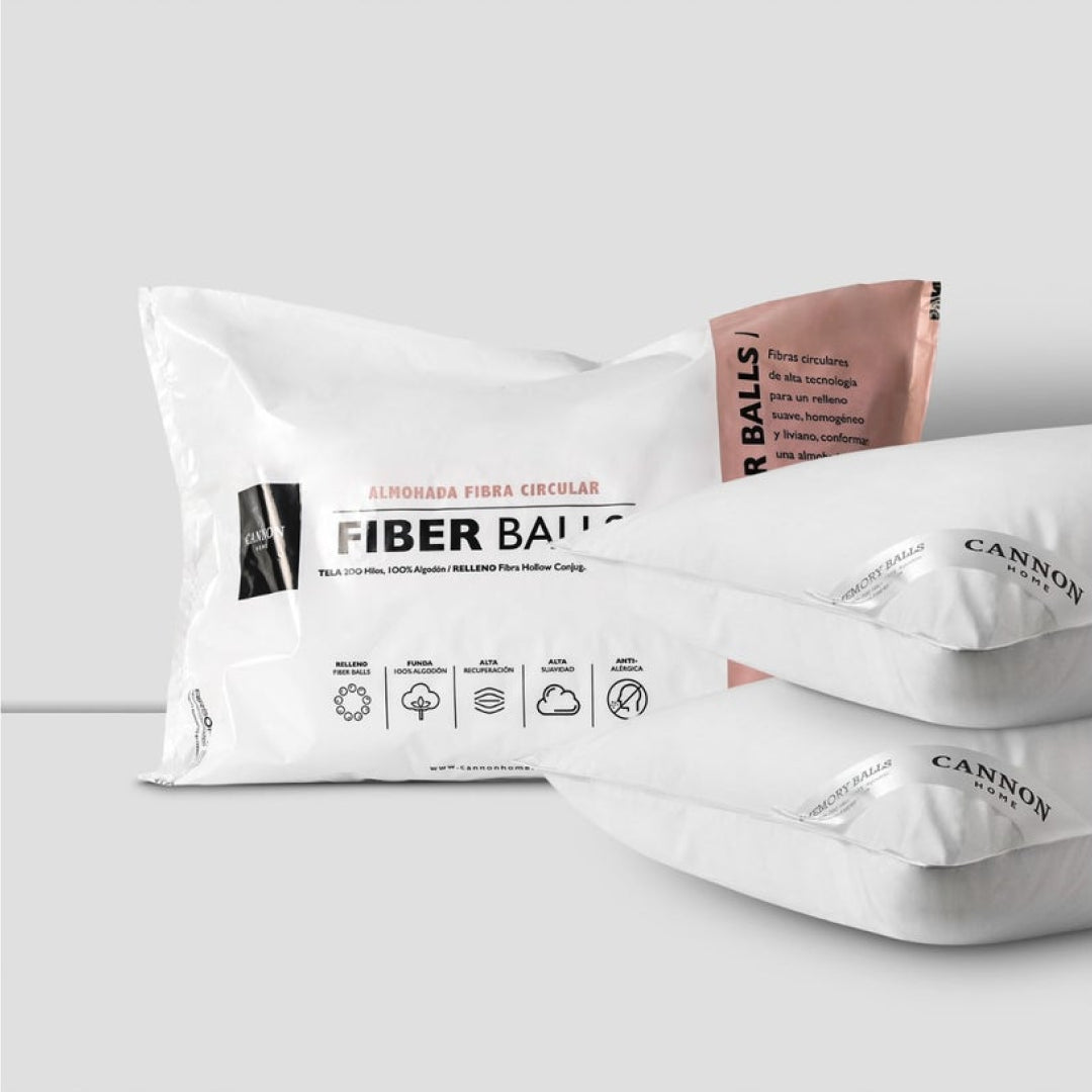 Almohada Fiber Balls Cannon