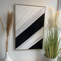 Cuadro Decorativo Diagonal 120x80 Onnas colgado en la pared