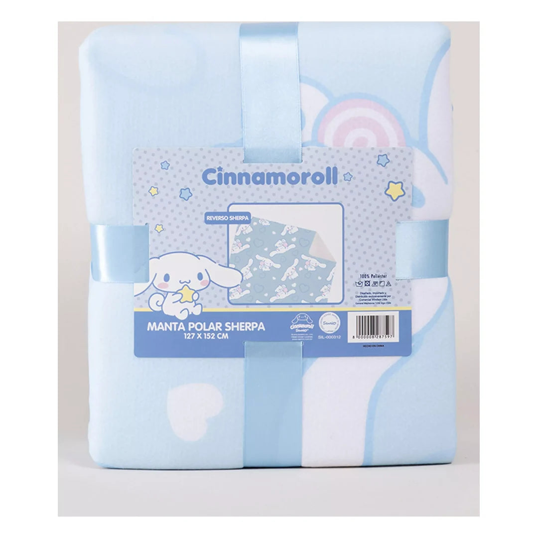 Manta Sherpa Infantil Cinnamoroll Onnas