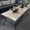 Mesa de Centro Rectangular Gris 120x60x46 cm Onnas