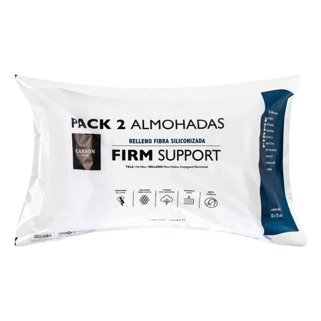 Pack de 2 Almohadas Firm Support Cannon