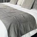 Piecera 210x70 Pespunte Gris Onnas