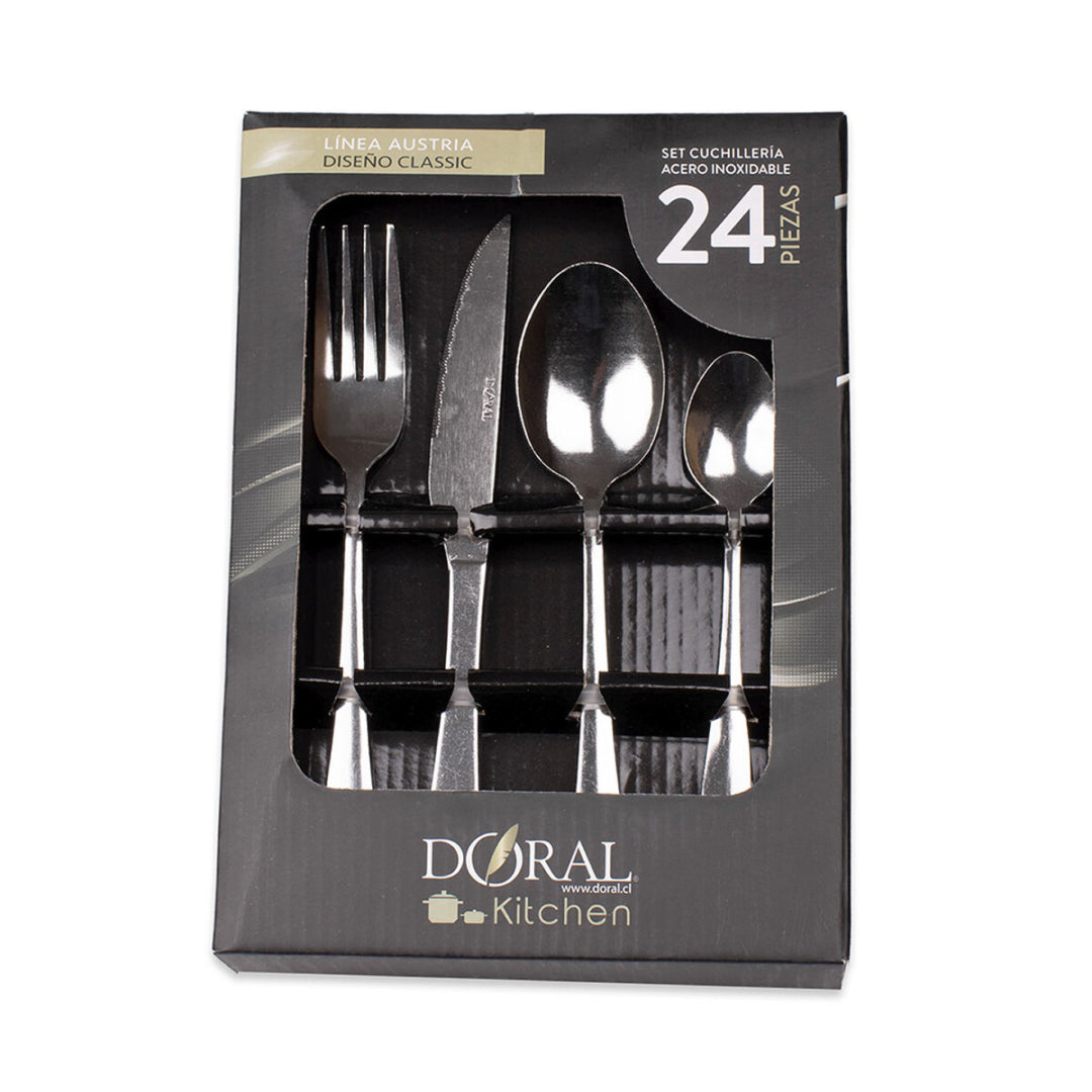 Set de 24 Cubiertos Austria Doral