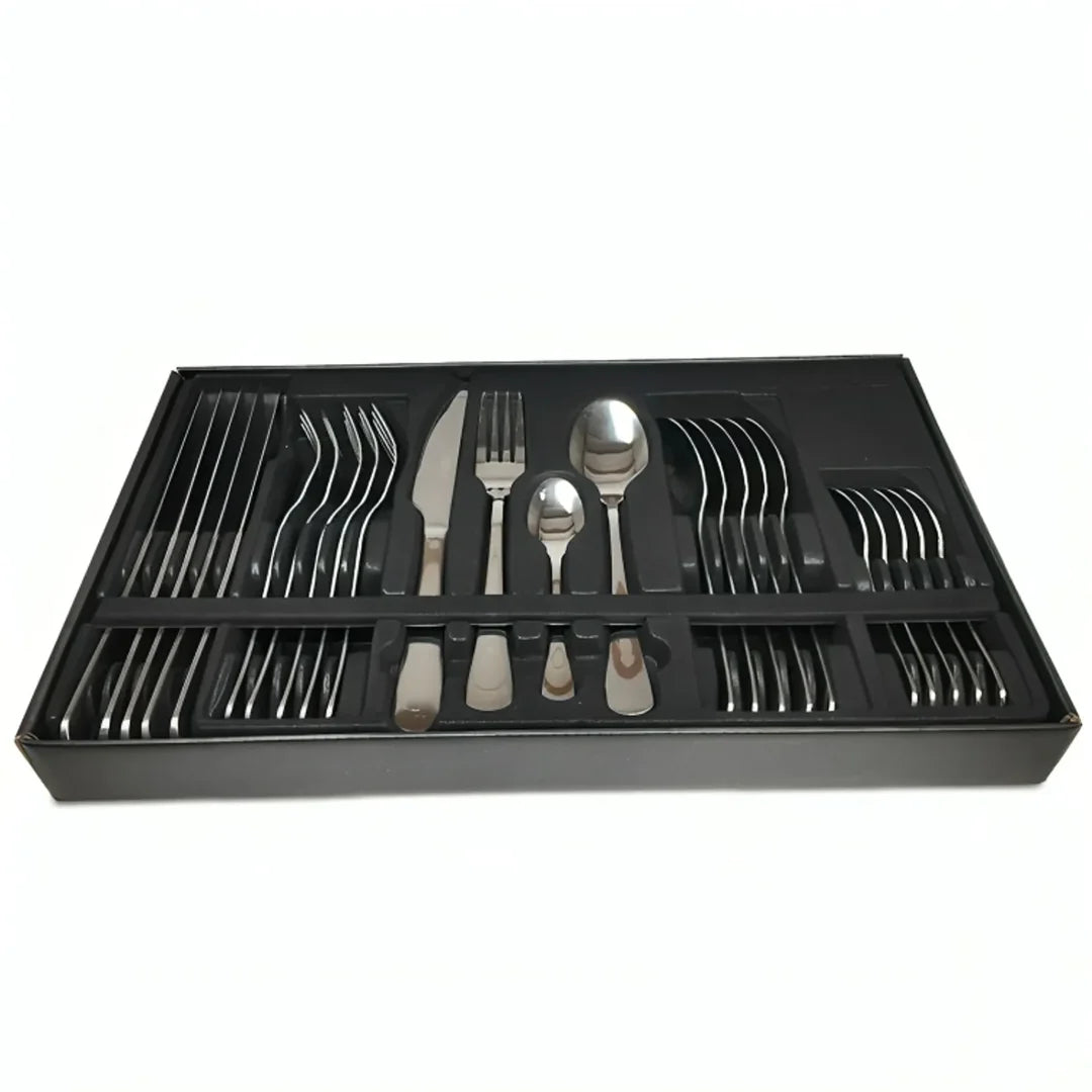 Set de 24 Cubiertos Praga Doral