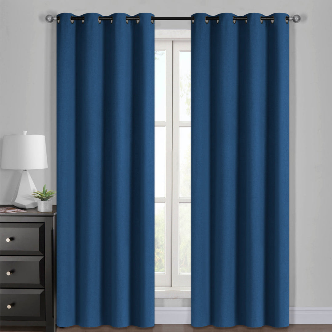 Set de Cortinas 4 piezas Súper Soft 140x220 cm Chantilly: 2 paños + 2 visillos - vista 2