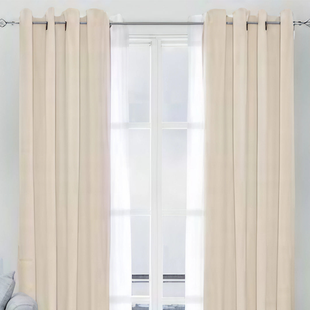 Set de Cortinas 6 piezas Martina 140x220 cm Doral: 2 paños + 2 velos + 2 abrazaderas de tela - vista 3